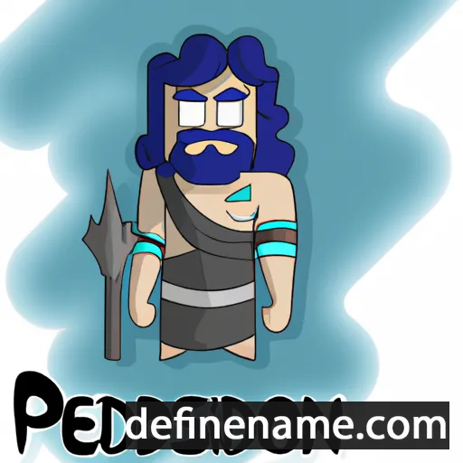 cartoon of the name Poseidón