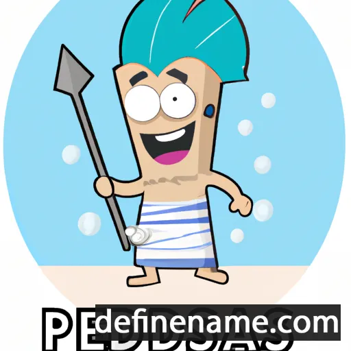 cartoon of the name Poseidonas