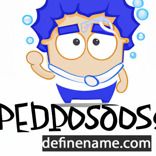 cartoon of the name Poseidonios