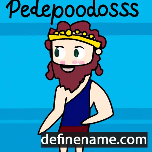 cartoon of the name Poseidoros