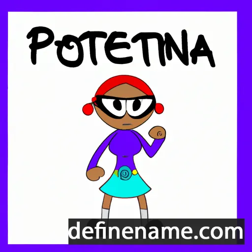 cartoon of the name Potencia