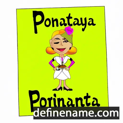 cartoon of the name Potencyjana