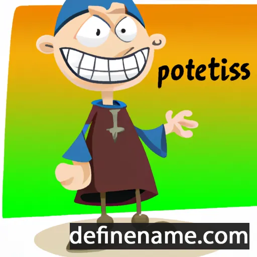 cartoon of the name Potentius