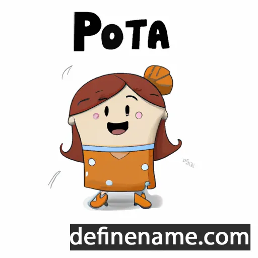 cartoon of the name Potita