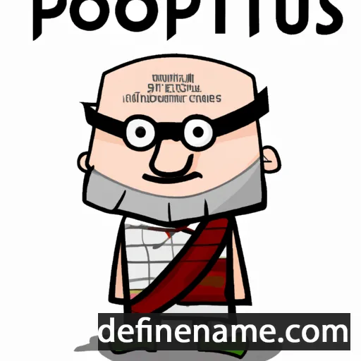 Potitius cartoon