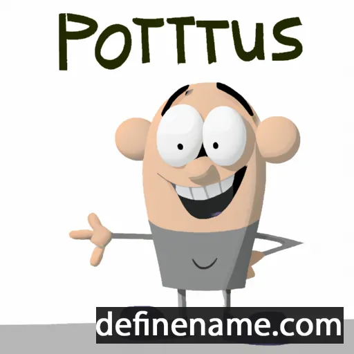 cartoon of the name Potitus