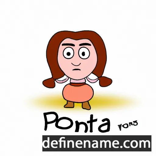 cartoon of the name Potona