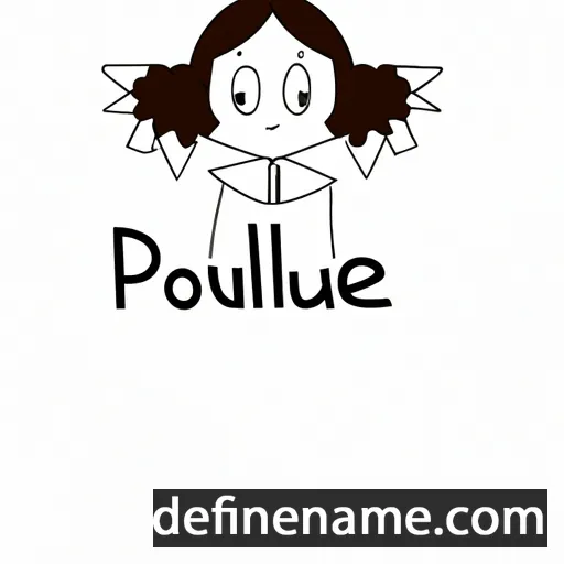 cartoon of the name Pouline