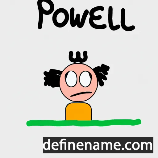 cartoon of the name Pouwel