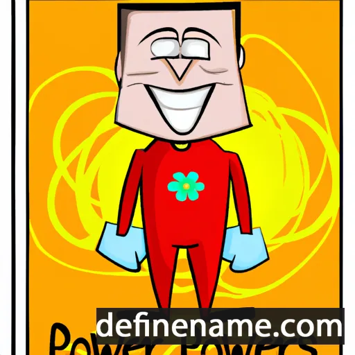 cartoon of the name Powers