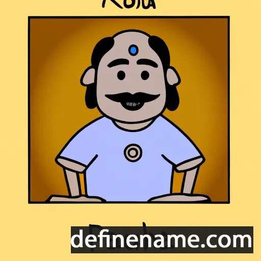 Prabhu Rāja cartoon