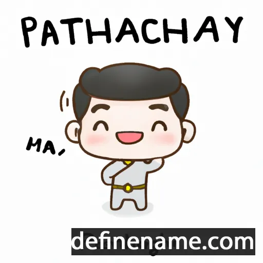 cartoon of the name Prachya