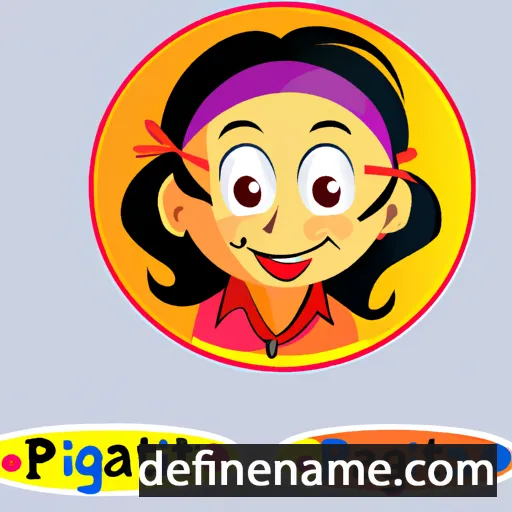 cartoon of the name Pragati