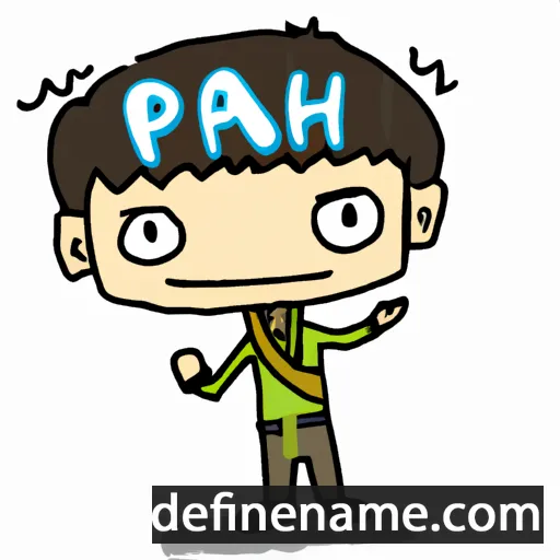 cartoon of the name Prah