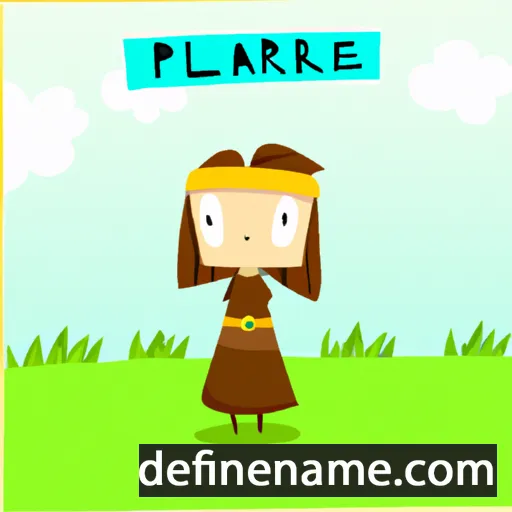 cartoon of the name Prairie