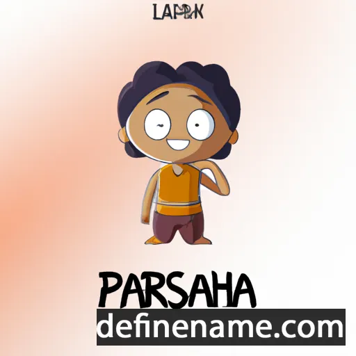 cartoon of the name Prakarsha