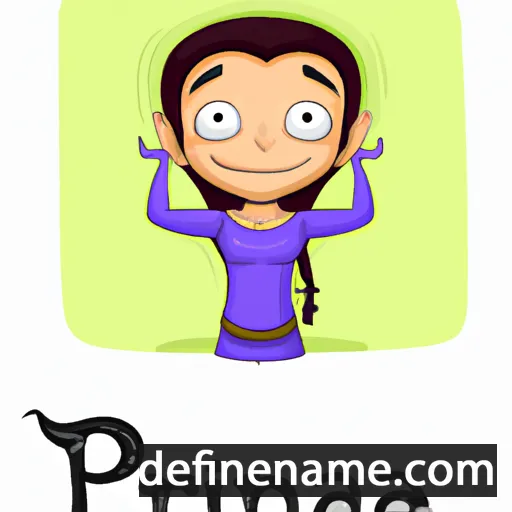 cartoon of the name Prana