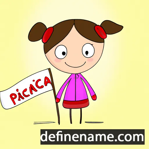 cartoon of the name Pranciška