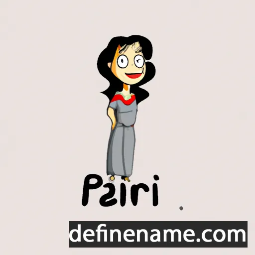 cartoon of the name Prani