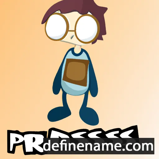 cartoon of the name Prásedes