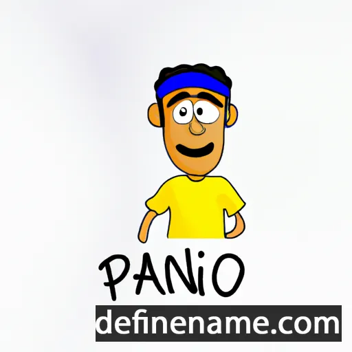 cartoon of the name Pranjo