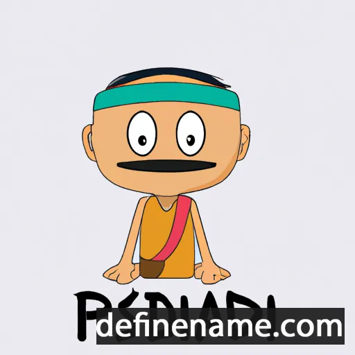 cartoon of the name Prasiddhi