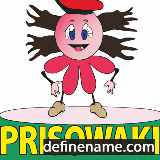 cartoon of the name Praskowia