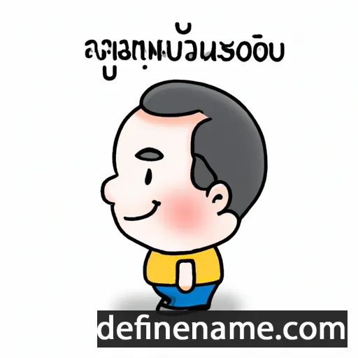 cartoon of the name Prasopchai