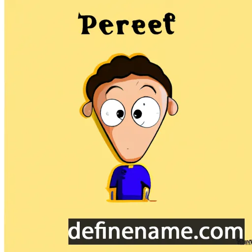 cartoon of the name Prateep