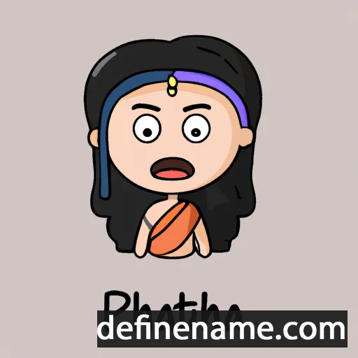 cartoon of the name Prathia