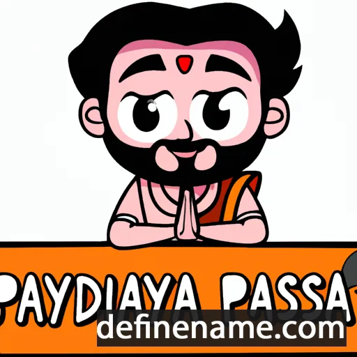 cartoon of the name Prayadarshi