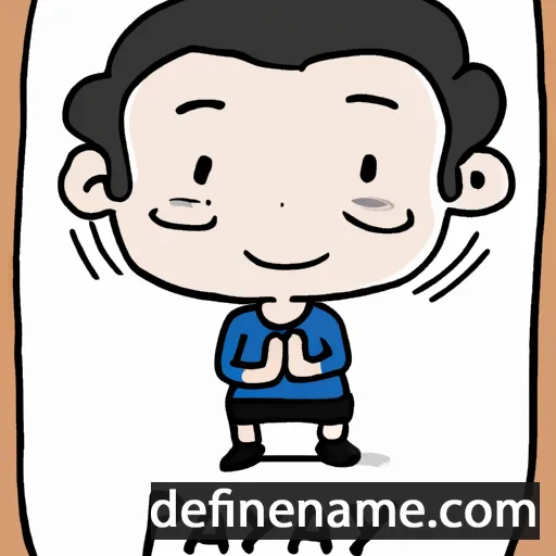 cartoon of the name Prayun