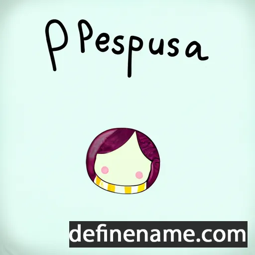 cartoon of the name Preciosa