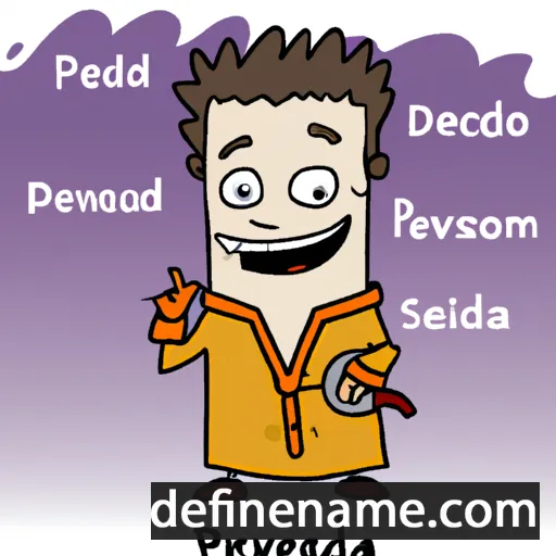 cartoon of the name Predislav