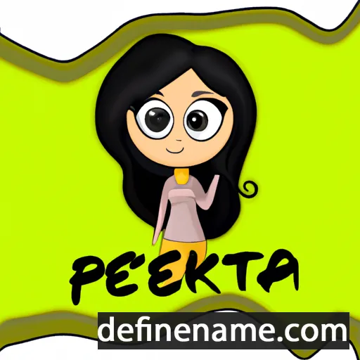 Preetika cartoon