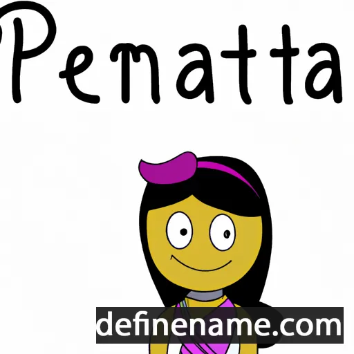 cartoon of the name Premlata