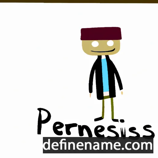 cartoon of the name Prentiss