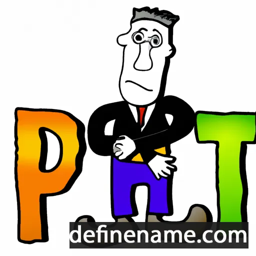 cartoon of the name Prest