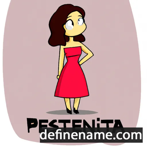 cartoon of the name Prestina