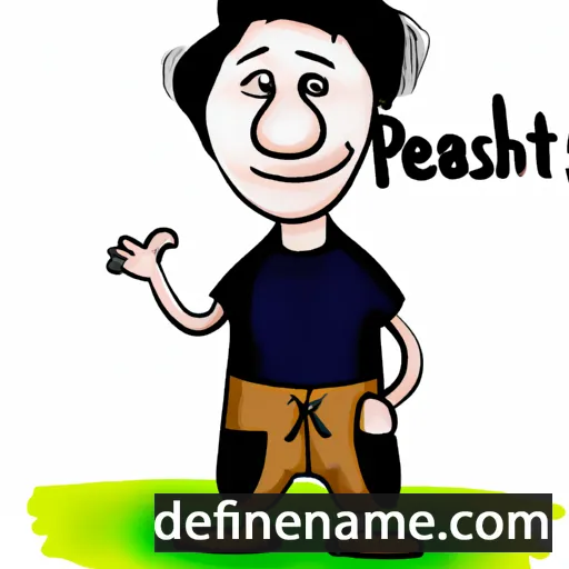 cartoon of the name Pretash