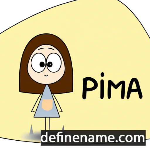 cartoon of the name Prìma