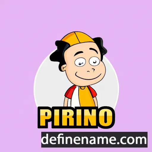 cartoon of the name Prijono