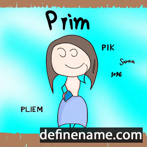 cartoon of the name Prim