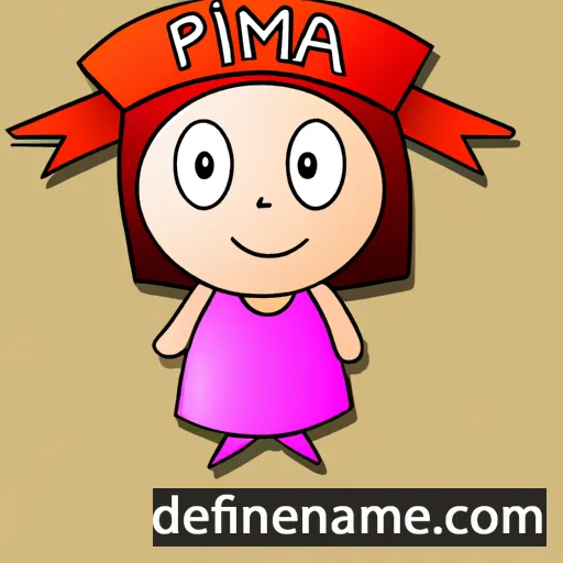 cartoon of the name Prima