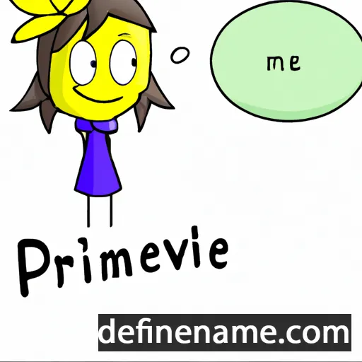 Primeveire cartoon