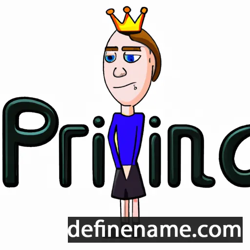 cartoon of the name Prin