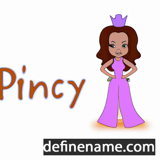 cartoon of the name Princy