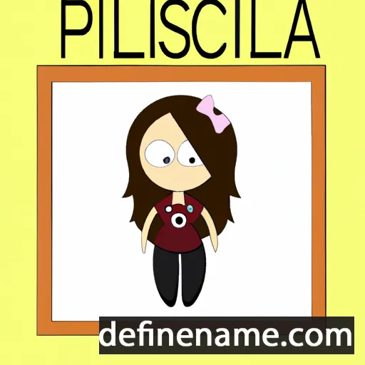 Priscillia cartoon