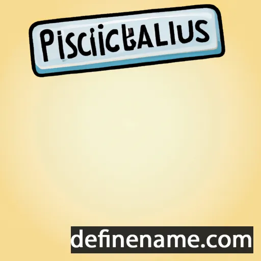 Priscillianus cartoon