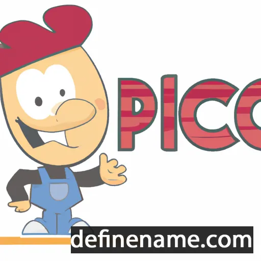 cartoon of the name Prisco